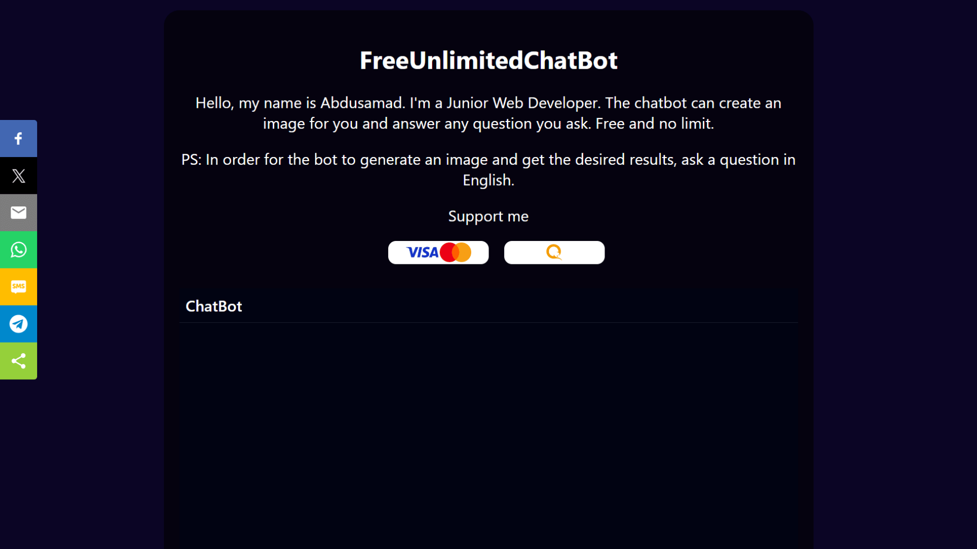 FreeUnlimitedChatBot - Content Generators - Images